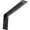 Ekena Millwork Embrey Steel Bracket, Antiqued Silver 2"W x 14"D x 5 1/4"H BKTM02X14X05EBASV - alternate 1
